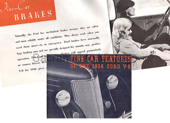 [09277] BROCHURE- FINE CAR FEATURES 1936