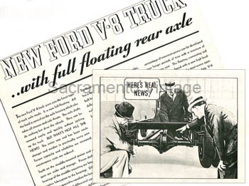 [09273] BROCHURE- NEW FORD V-8 TRUCK 1934
