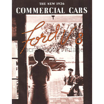 [09278] BROCHURE- THE NEW COMMERCIAL CARS 1936