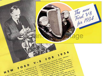 [09272] BROCHURE- THE NEW FORD V-8 FOR 1934