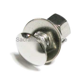 [08271-3] BUMPER BOLT- rear SOLID STAINLESS L/W - NUT 1948-72 1/2-12 X 1-1/2