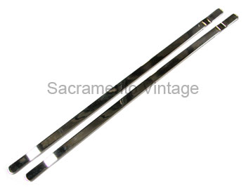 [04495] BUMPER FACE BARS-  POLISHED STAINLESS STEEL 1926-27 