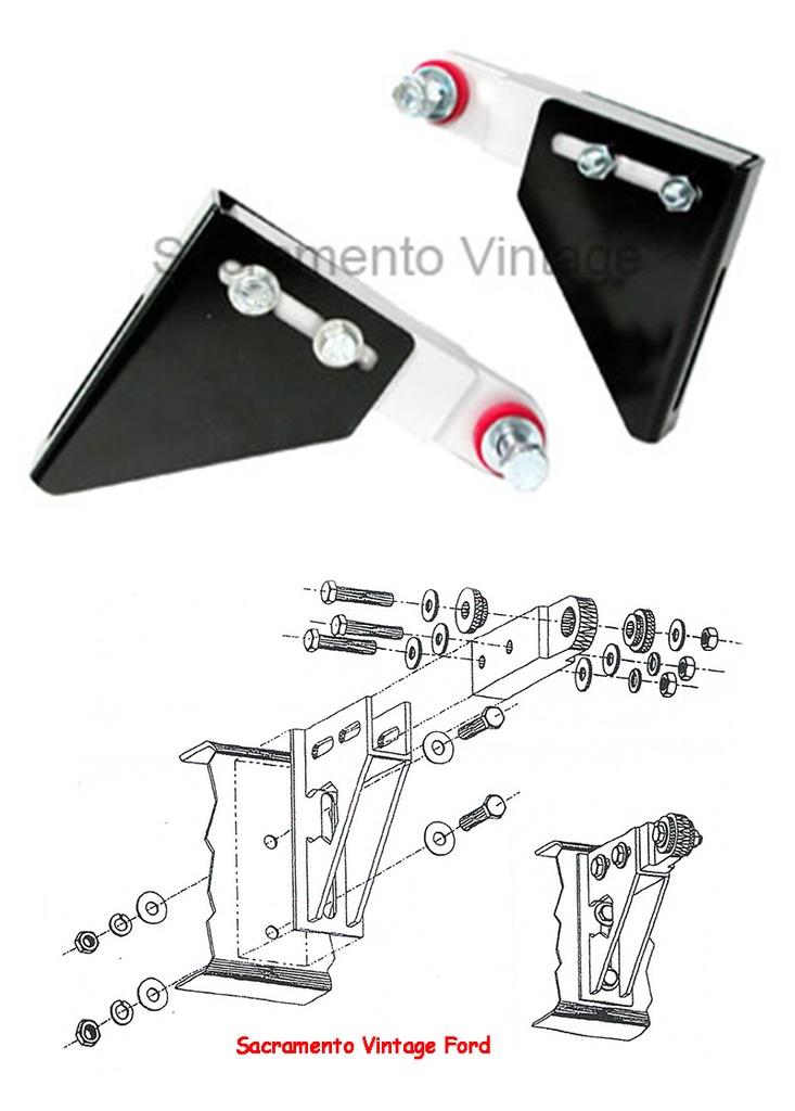 [08397-2] !sold out! CAB MOUNTING BRACKETS- adjustable 48-56