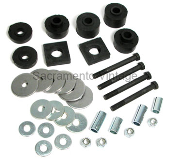 [08409-1] CAB TO FRAME MOUNTING KIT 1961-64