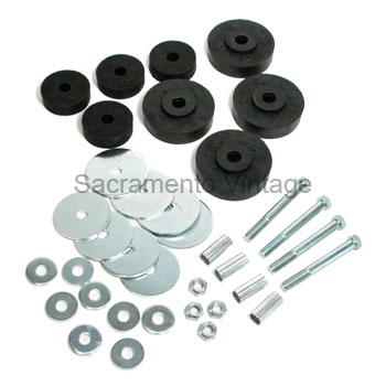 [08409-2] CAB TO FRAME MOUNTING KIT 1965-66
