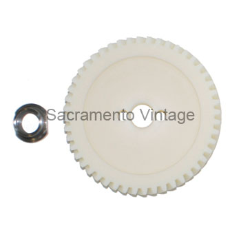 [03374-3] CAMSHAFT GEAR- NYLON 7-1/2 DEGREES ADVANCED - W/ CAM NUT 1909-27