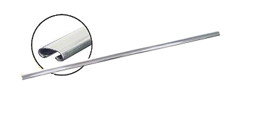 [06243-1] CENTER HOOD HINGE- 1932 POLISHED STAINLESS 32 INCHES LONG