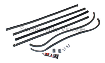 [06318-40] DOOR GLASS CHANNEL KIT- PICKUP 1932-34