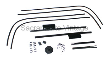 [06318-21] REAR GLASS CHANNEL KIT-  1/4 WINDOWS TUDOR SEDAN 1934