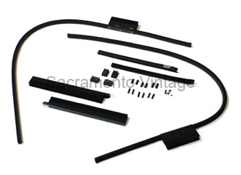 [06318-12] DOOR GLASS CHANNEL KIT- TUDOR W/ FORWARD HANDLE (FH) 1934