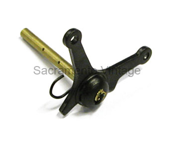[03742-9] CHOKE LEVER AND SHAFT- 1914-23 NH WITH SPRING