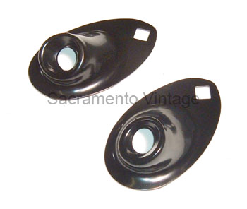 [06098] HEADLAMP STANDS- SHORTENED / BLACK / 1933-34 PASS & 1935-37 PU