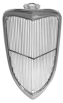 [05786-1] CHROME GRILLE- s-o-l-d o-u-t   "DRAKE" 1934 PASS