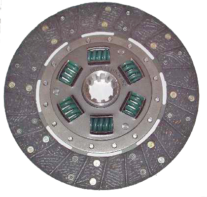 [00325-0] CLUTCH PLATE / DISC 1928-42 9" NEW W/ CAPTURED SPRINGS  1-3/8 TEN SPLINE