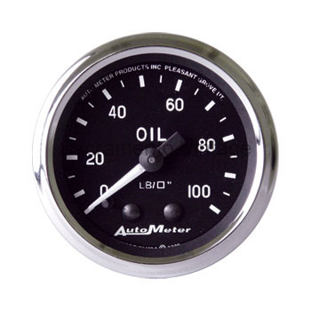 [AM201006] COBRA OIL PRES GAUGE 100 PSI MECH 2 INCH by AUTO METER