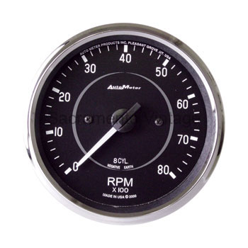 [AM201004] COBRA TACHOMETER 4 IN. 0-8000 RPM by AUTO METER