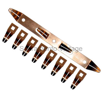 [03809-00] COIL BOX BRONZE CONTACT STRIPS- 1926-27 EXACT DUPLICATE 9 PCS