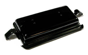 [03806-1] COIL BOX LID- 1926-27 BLACK FINISH / STAMPED STEEL WITH CLIPS