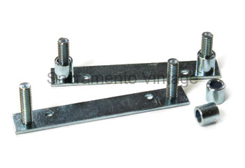 [03809-4] MOUNTING BRACKETS  FOR THE WOOD COIL BOX  1909-13