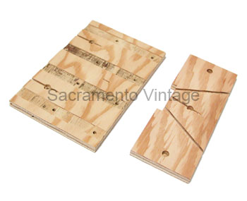 [03804] COIL BOX WOOD- BIRCH PLYWOOD 1915-25 