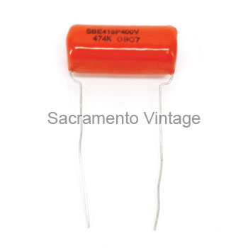 [03790] COIL CAPACITOR- ORANGE DROP 1909-27 dV/dT RATING 700V/uSec Fun Projects