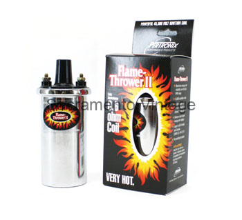 [17840-6] COIL IGNITOR 6 VOLT CHROME 45,000 VOLTS 0.6 OHMS