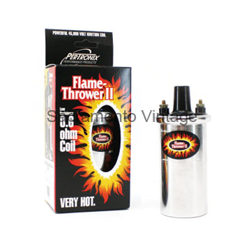 [17844] COIL IGNITOR II 12V. 6 AND 8 CYL CHROME