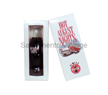 [09843-1-95] COKE BOTTLE w/ GIFT BOX- 1995 HOT AUGUST NIGHTS