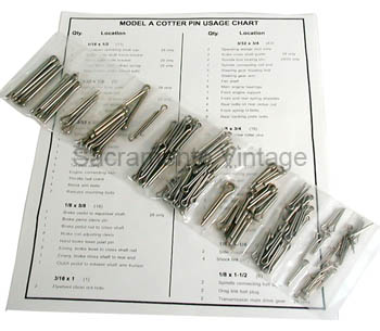 [00165-3] COTTER PIN SET s/s 160 pcs