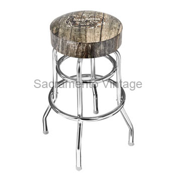 [09827-3] COUNTER/BAR STOOL- T HERITAGE LOGO 2 RING - SWIVEL