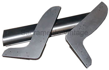 [01027-40] SEAT CARRIAGE- METAL ENDS AND WOOD FRAME- no tracks/hardware COUPE 1930-31