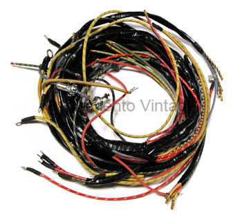 [08045] COWL HARNESS-  STOCK 6 cyl w/gauges 1955
