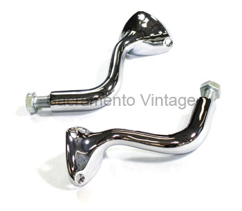 [00752-6] COWL LAMP ARMS- CHROME 1928-29
