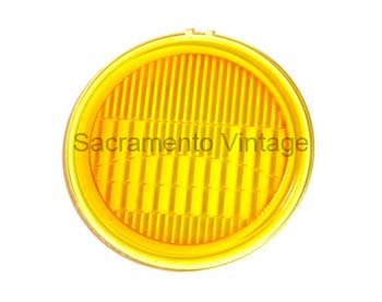 [00755-1] COWL LAMP GLASS LENS-AMBER 1930-31