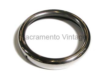 [00752-7] COWL LAMP RIM- stainless 1928-29