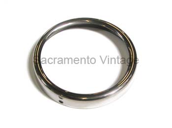 [00755-7] COWL LAMP RIM- stainless 1930-31