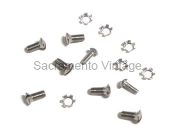 [00755-6-1] COWL LAMP TO ARM SCREWS 1930-31