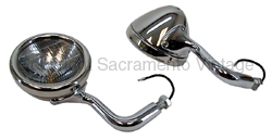 [00752-12] COWL LAMPS WITH TURN SIGNALS 12V. 1928-1929
