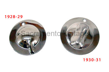 [00410] CRANKHOLE COVER W\RIVET 1930-31