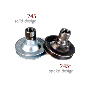 [00245-1] CRANKSHAFT PULLEY 2pc notch face 28-31