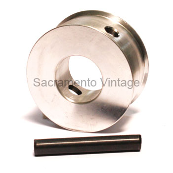 [03329-0] CRANKSHAFT PULLEY- ALUMINUM W/ RIDGES 2-3/4" 1909-19