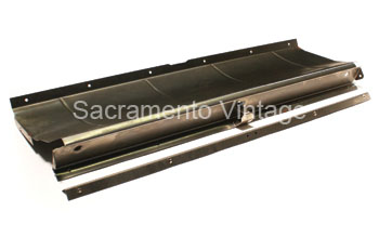 [01030-2] CURVED INNER LOWER TRUNK PANEL SET- 1928-31 FOR CARS WITH TRUNK LID
