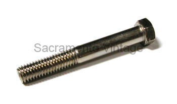 [03326] CYLINDER HEAD BOLT-    3-1/4"  / 1926-27 DOMED HEAD - NICKLE PLATED
