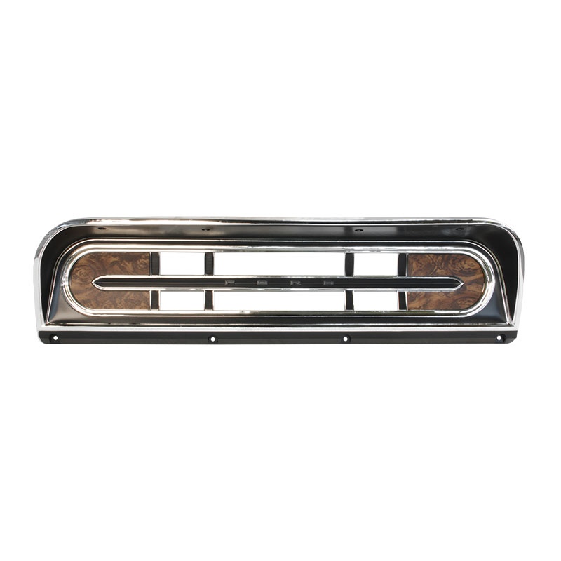 [208190-1] DASH INSERT GRAIN/CHROME 1969-72