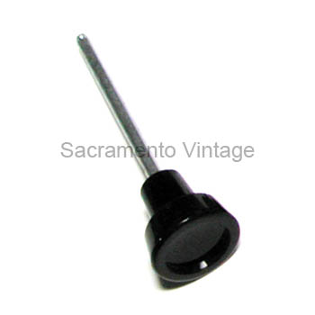 [08684] DASH KNOB - Light switch w/shaft BLK '57