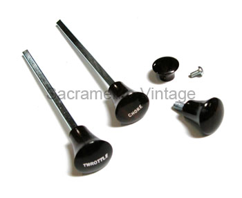 [05954-3] DASH KNOB SET - BROWN MARBLE 1934
