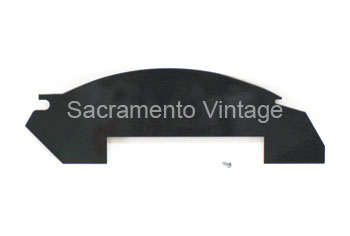 [04106-8] DASH SHIELD- 1917 TO EARLY 1918 COATED BLACK FINISH W/ HARDWARE