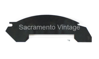 [04106-9] DASH SHIELD- 1919 TO MID 1919 COATED BLACK FINISH W/ HARDWARE
