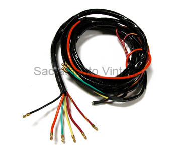 [07972-8] DASH TO TAILLAMP WIRING 1953-55 WITH TURN SIGNAL - PVC