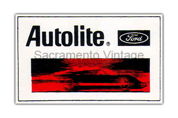 [09392-3] DECAL - AUTOLITE